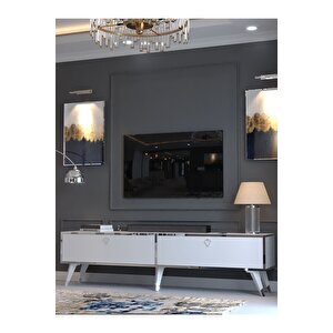 Festival Tv Sehpası Silver S33016-1 Beyaz