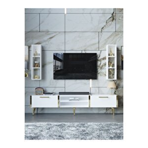 Festival Tv Ünitesi G3000-1-y1-d1 Gold Beyaz