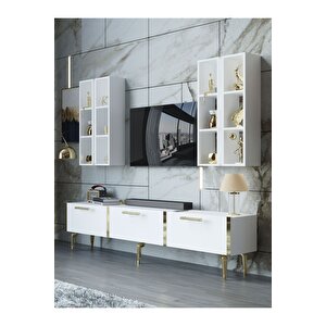 Festival Tv Ünitesi G3002-1-y1-d1 Gold Beyaz