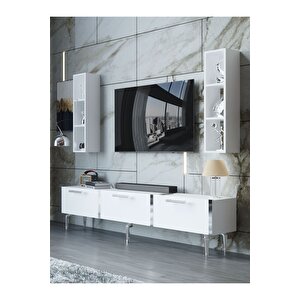 Festival Tv Ünitesi S3004-1-y1-d1 Silver Beyaz