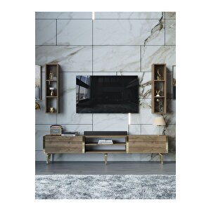 Festival Tv Ünitesi G3000-2-y1-d1 Gold Ceviz