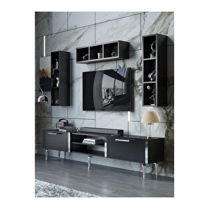Festival Tv Ünitesi S3006-7-y1-d1 Silver Siyah