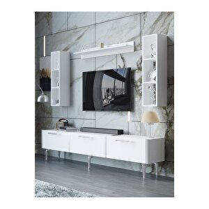 Festival Tv Ünitesi S3008-1-y1-d1 Silver Beyaz
