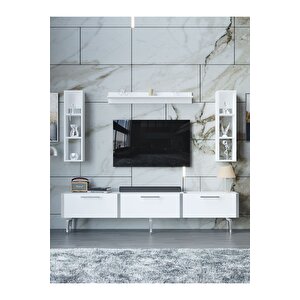 Festival Tv Ünitesi S3008-1-y1-d1 Silver Beyaz
