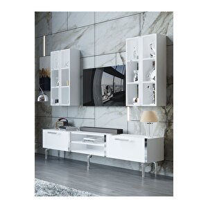 Festival Tv Ünitesi S3001-1-y1-d1 Silver Beyaz