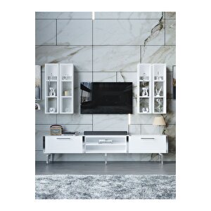 Festival Tv Ünitesi S3001-1-y1-d1 Silver Beyaz