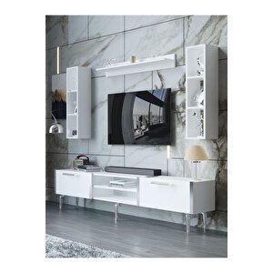 Festival Tv Ünitesi S3009-1-y1-d1 Silver Beyaz