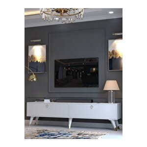 Festival Tv Sehpası Gold G23016-1 Beyaz
