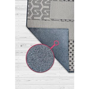 Homshtag Kendini Şımart Etnik Desenli Halı Geometrik Salon Halısı Bej Renkli Oturma Odası Halısı