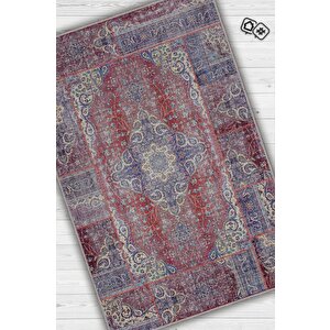 Farklı Olmakta Etnik Desenli Halı Geometrik Salon Halısı Çok Renkli Oturma Odası Halısı 80x120 cm