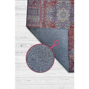 Farklı Olmakta Etnik Desenli Halı Geometrik Salon Halısı Çok Renkli Oturma Odası Halısı 80x120 cm