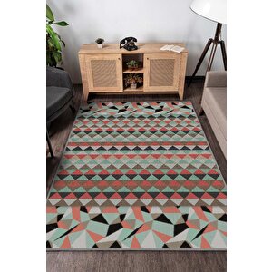 Homshtag Hayal Et Dua Et Geometrik Desenli Salon Halı Çok Renkli Oturma Odası Halısı Dekoratif Halı