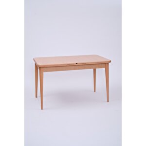 Kayın Boyalı Mdf Mutfak Masası 80x130