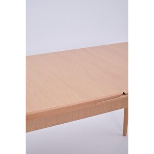 Kayın Boyalı Mdf Mutfak Masası 80x130
