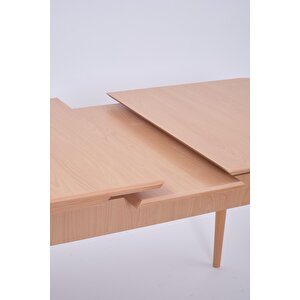 Kayın Boyalı Mdf Mutfak Masası 80x130