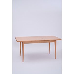 Kayın Boyalı Mdf Mutfak Masası 80x130