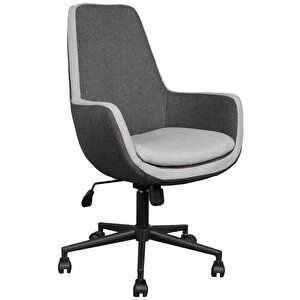 Bürocci Comfort Metal Ayaklı Ofis Koltuğu-i̇ki Ton Gri-2244b1110 Antrasit