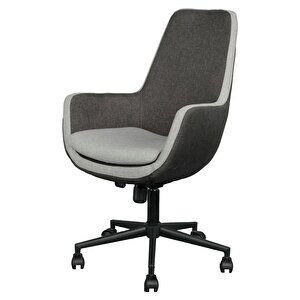 Bürocci Comfort Metal Ayaklı Ofis Koltuğu-i̇ki Ton Gri-2244b1110 Antrasit