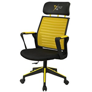Xfly Plastik Ayaklı Oyuncu Koltuğu - Sarı File - 2395d0551 Sarı