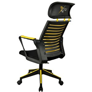 Xfly Plastik Ayaklı Oyuncu Koltuğu - Sarı File - 2395d0551