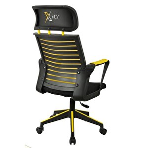 Xfly Plastik Ayaklı Oyuncu Koltuğu - Sarı File - 2395d0551