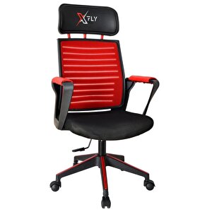 Xfly Plastik Ayaklı Oyuncu Koltuğu - Kırmızı File - 2395d0545 Kırmızı