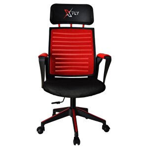 Xfly Plastik Ayaklı Oyuncu Koltuğu - Kırmızı File - 2395d0545 Kırmızı