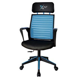 Xfly Plastik  Ayaklı Oyuncu Koltuğu - Mavi File - 2395d0542 Mavi