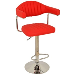 Bürocci Bar Sandalyesi-kırmızı-9600s0116 Kırmızı