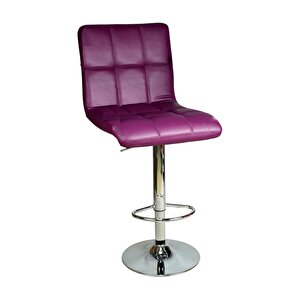 Bürocci Carla Bar Taburesi-mor-9503s0124 Mor