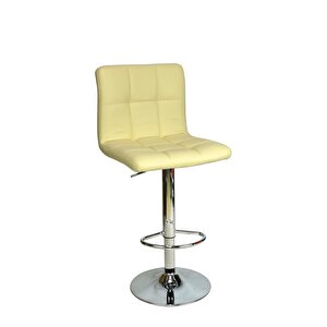 Bürocci Carla Bar Taburesi-krem-9503s0115 Krem