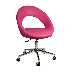 Bürocci Miranda Metal Ayaklı Çalışma Koltuğu-pembe-2222k0120 Pembe