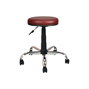 Bürocci Metal Ayaklı Tabure-bordo-2999d0102 Bordo