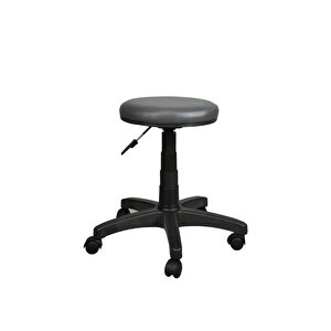 Bürocci Plastik Ayaklı Tabure-gri-2999g0125 Gri
