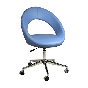 Bürocci Miranda Metal Ayaklı Çalışma Koltuğu-mavi-2222k0119 Mavi