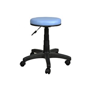 Bürocci Plastik Ayaklı Tabure-mavi-2999g0119 Mavi