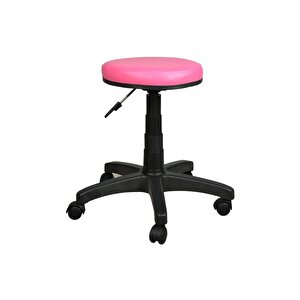 Bürocci Plastik Ayaklı Tabure-pembe-2999g0120 Pembe