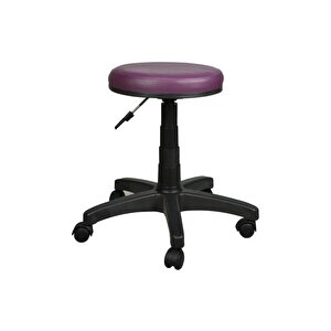 Bürocci Plastik Ayaklı Tabure-mor-2999g0124 Mor