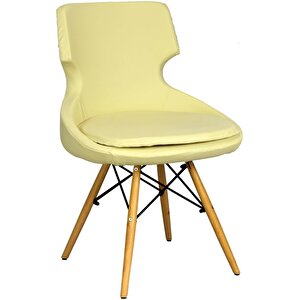 Bürocci Zaga Cafe Koltuğu-krem Deri-2023g0115