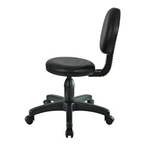 Bürocci Plastik Ayaklı Çalışma Koltuğu - Siyah - 2010g0101