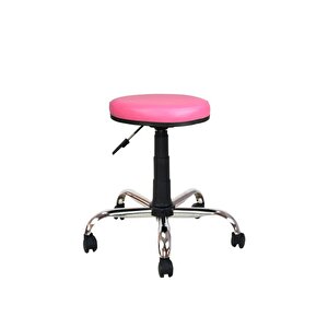 Bürocci Metal Ayaklı Tabure-pembe-2999d0120 Pembe