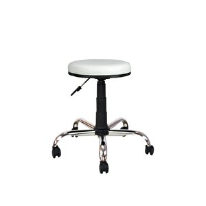 Bürocci Metal Ayaklı Tabure-beyaz-2999d0109 Beyaz