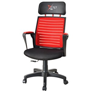 Xfly Plastik Ayaklı Oyuncu Koltuğu-kırmızı File-2400c0545 Kırmızı