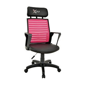 Xfly Plastik Ayaklı Oyuncu Koltuğu-pembe File-2390c0548 Pembe