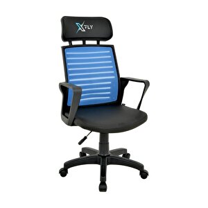 Xfly Plastik Ayaklı Oyuncu Koltuğu-mavi File-2390c0542 Mavi
