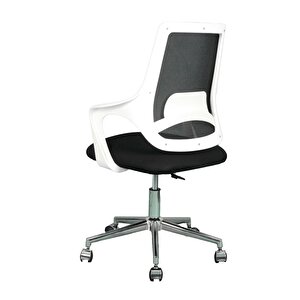Bürocci Enzo White Fileli Çalışma Koltuğu-siyah File-2376a0541