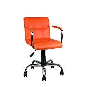 Bürocci Carla Çalışma Koltuğu-turuncu Deri-9503d0123