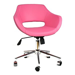Bürocci Viva Metal Ayaklı Çalışma Koltuğu-pembe-2021a0120
