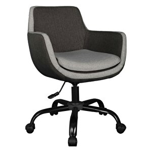 Bürocci Comfort Metal Ayaklı Çalışma Koltuğu- Gri Kumaş-2244t1110 Antrasit