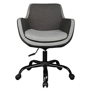 Bürocci Comfort Metal Ayaklı Çalışma Koltuğu- Gri Kumaş-2244t1110 Antrasit
